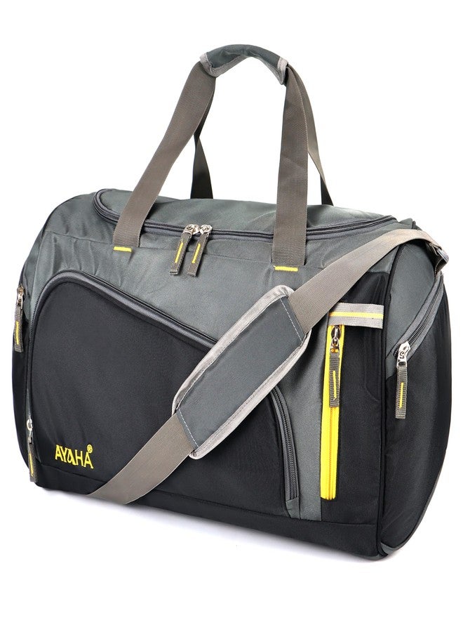 Ayaha Travel Bag, Weekender Duffle Bag, Luggage Bag for Travelling, Cabin Bag with Adjustable Long Strap, Multi Pockets & Light Weight to Carry (50x25x28cm) 35 litres - Image 1